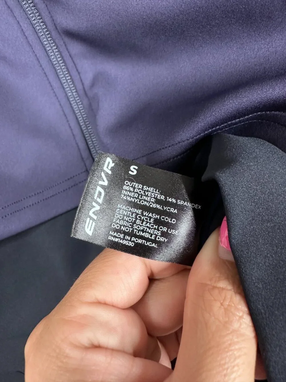 NWT Endeavor DRYFORCE® Double Layer Hoodie Jacket French Navy Small
